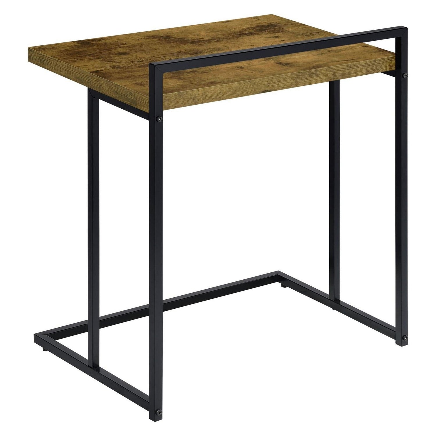 Dani Rectangular Snack Table with Metal Base 936122