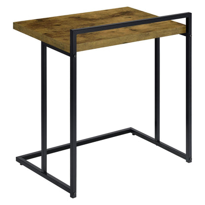 Dani Rectangular Snack Table with Metal Base 936122