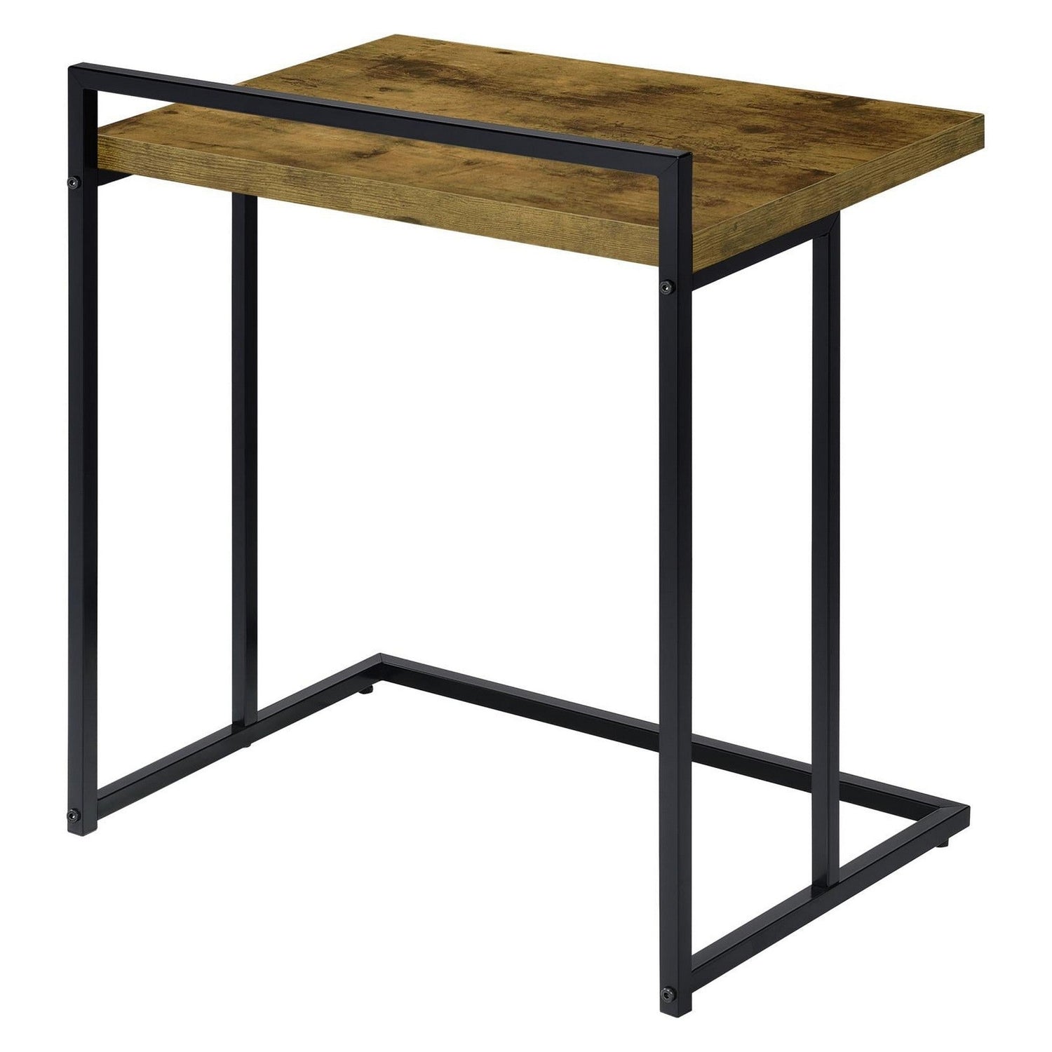 Dani Rectangular Snack Table with Metal Base 936122