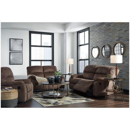 Bolzano Reclining Sofa and Loveseat with Recliner Ash-93802U2