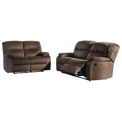 Bolzano Reclining Sofa and Loveseat Ash-93802U1