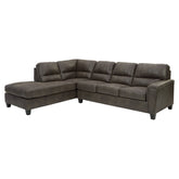 Navi 2-Piece Sectional with Ottoman Ash-94002U2