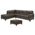 Navi 2-Piece Sectional with Ottoman Ash-94002U2