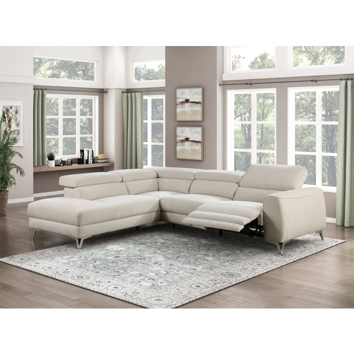 Homelegance (2)2-Piece Power Sectional with Right Chaise