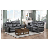 POWER D. RECLN SOFA 9488GY-3PW