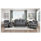 POWER D. RECLN SOFA 9488GY-3PW