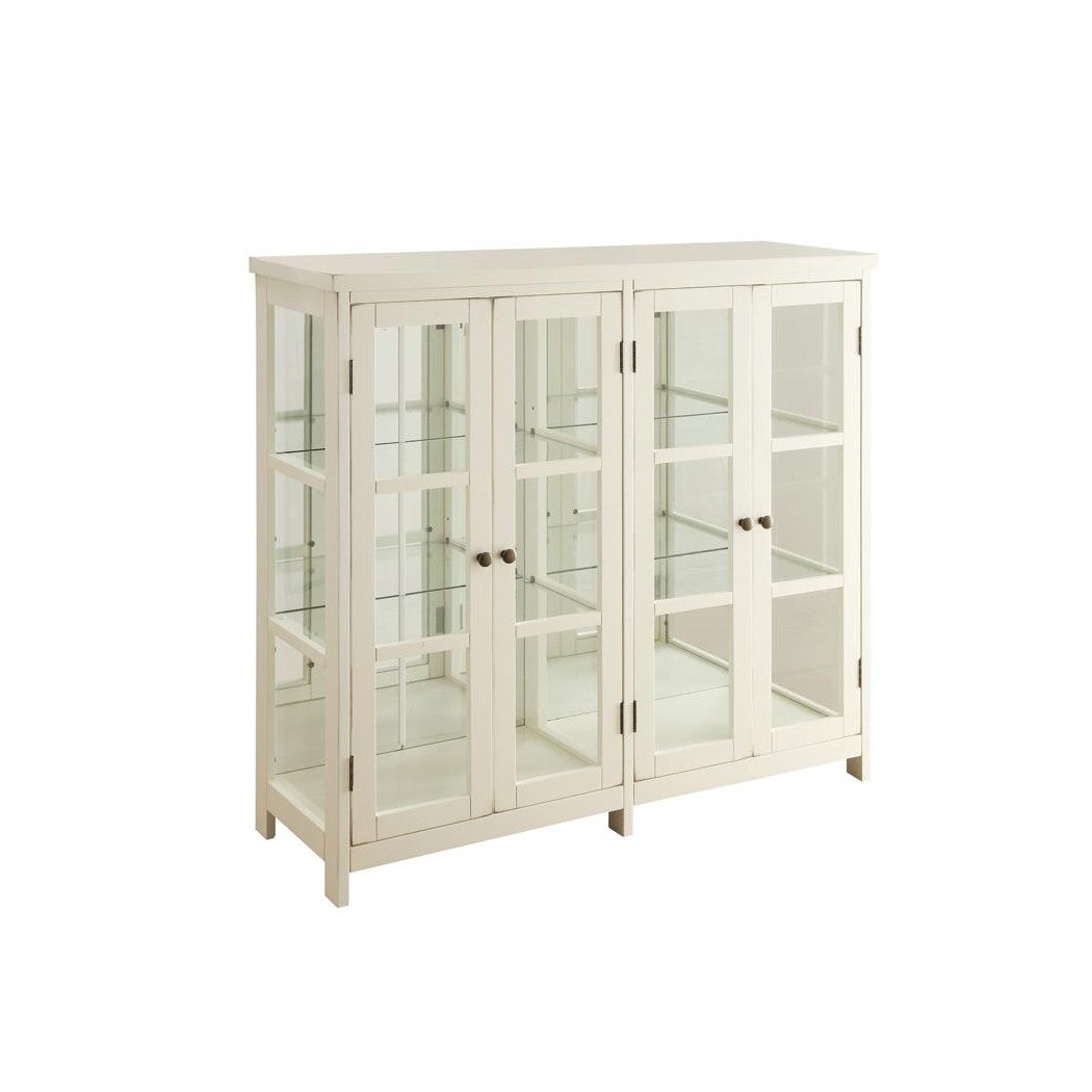 Sable 4-door Display Accent Cabinet White 950306