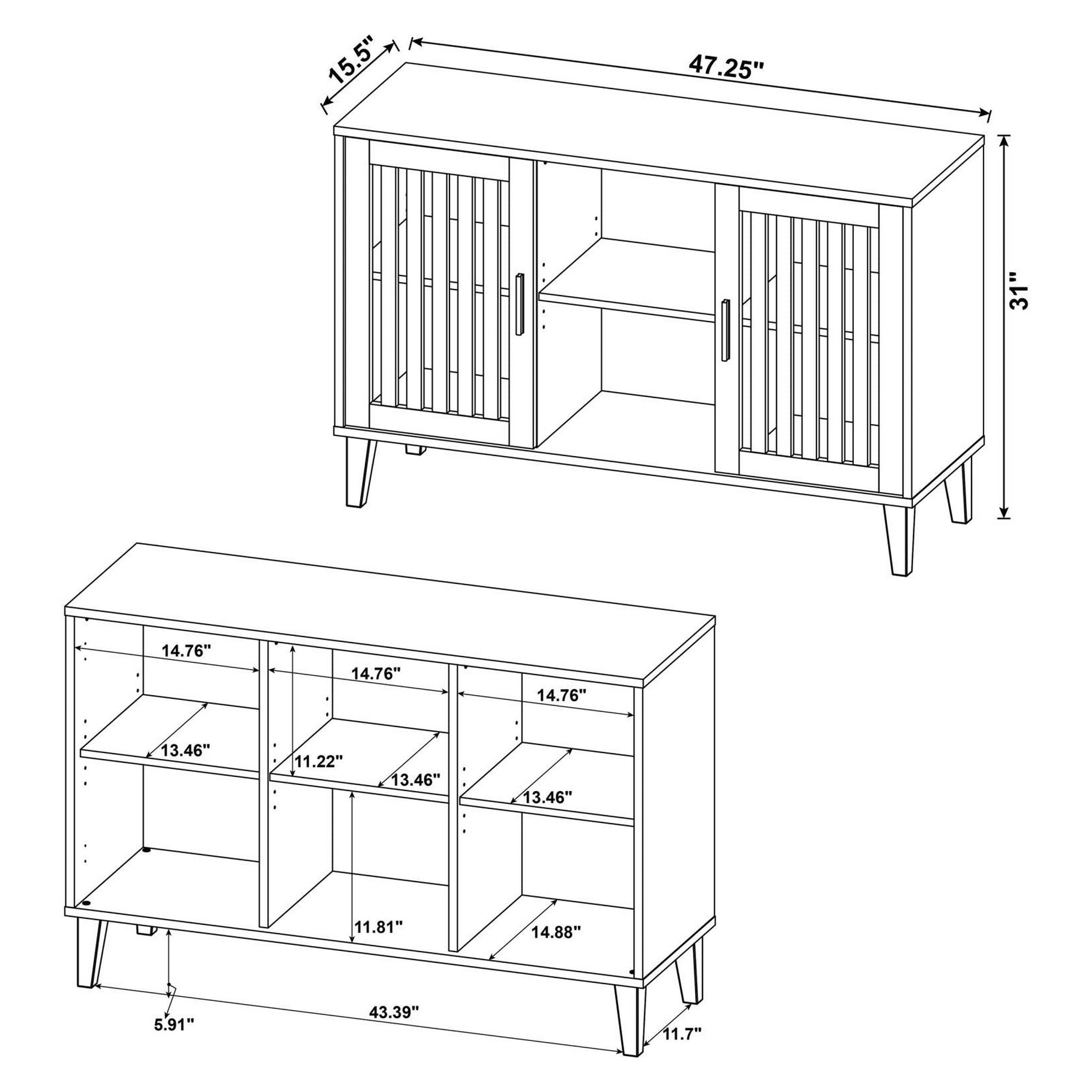 Gabinete con acento Coaster