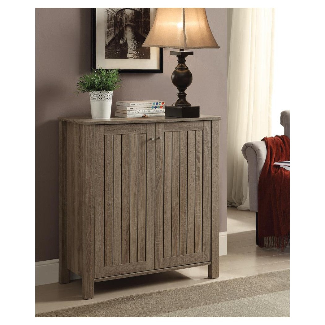 Marisa 4-shelf Shoe Cabinet Dark Taupe 950551