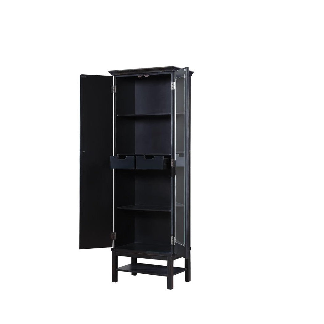 Lovegood 2-door Accent Cabinet Rich Brown and Black 950731