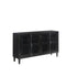 Mapleton 4-door Accent Cabinet Black 950780