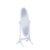 Foyet Oval Cheval Mirror White 950802