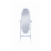 Foyet Oval Cheval Mirror White 950802