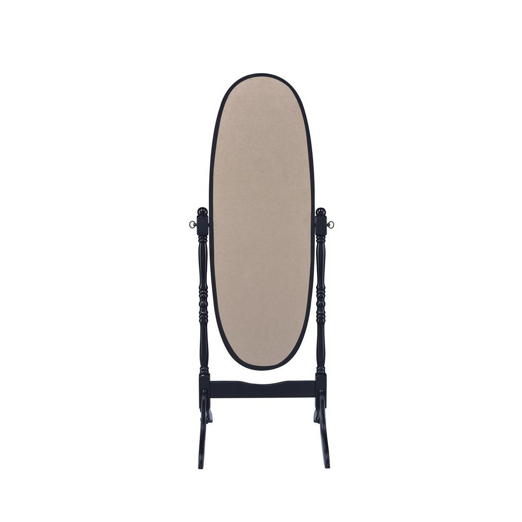 Foyet Oval Cheval Mirror Black 950803