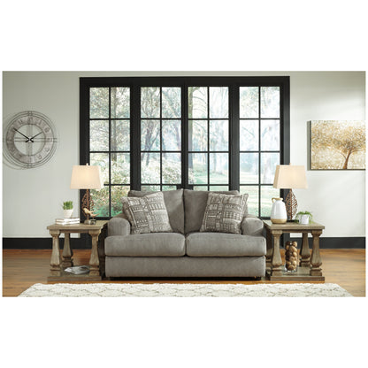 Soletren Sofa and Loveseat with Chair and Ottoman Ash-95103U1