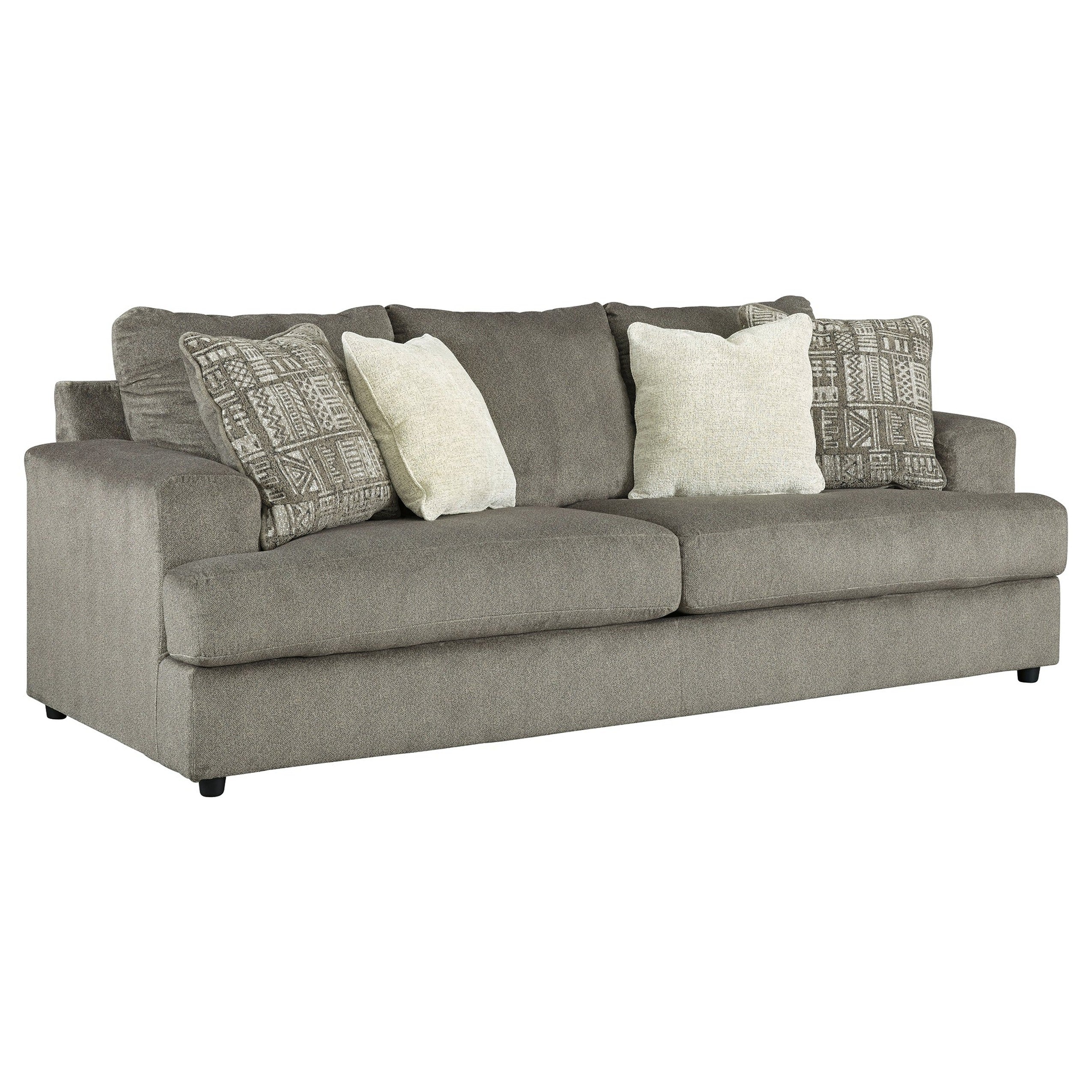 Soletren Sofa and Loveseat with Chair and Ottoman Ash-95103U1