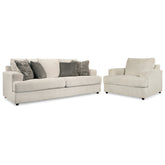 Soletren Sofa Sleeper and Oversized Chair Ash-95104U7