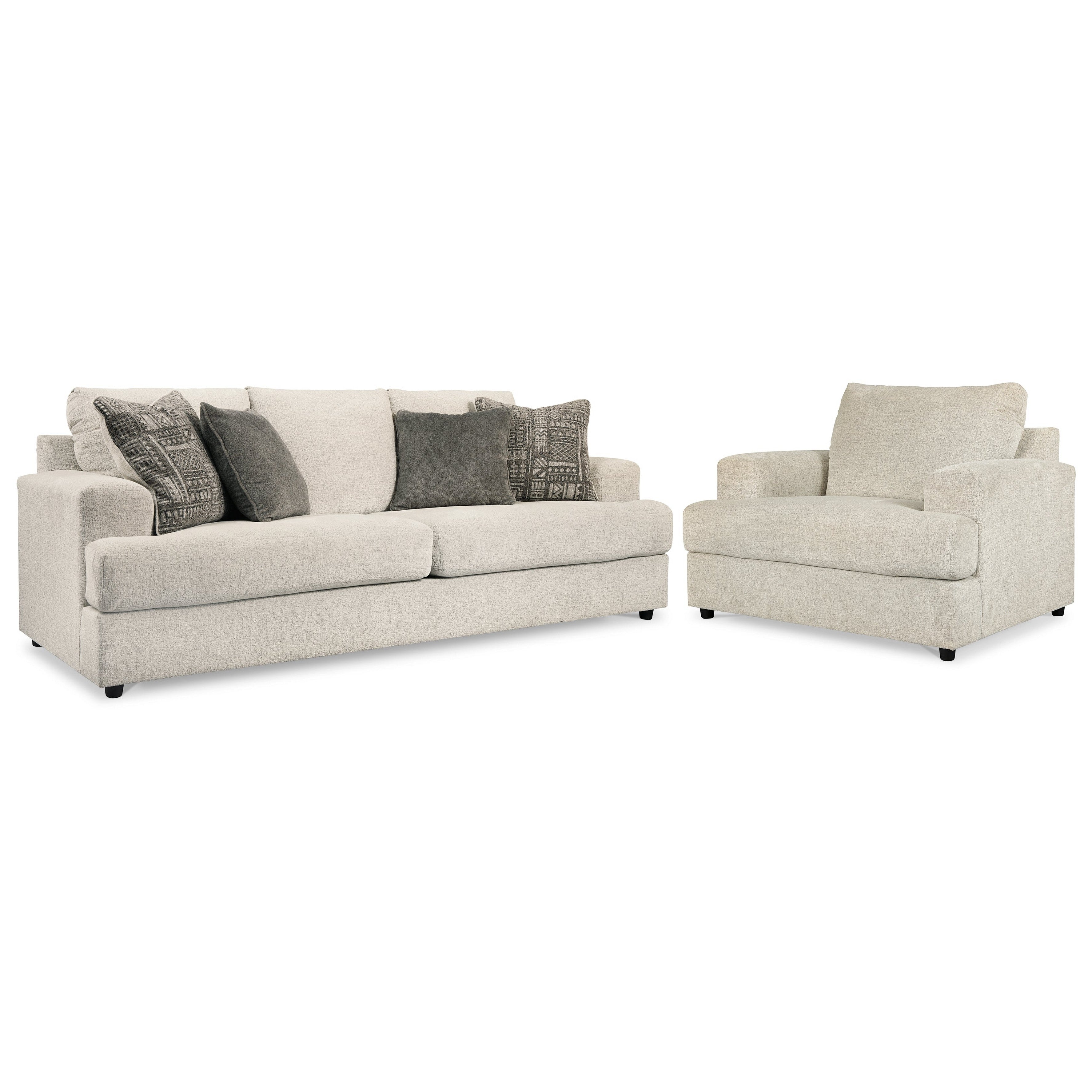 Soletren Sofa Sleeper and Oversized Chair Ash-95104U7