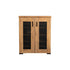 Bristol Metal Mesh Door Accent Cabinet Golden Oak 951107