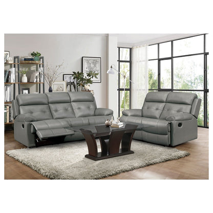 2PC SET: SOFA, LOVE 9529GRY*2