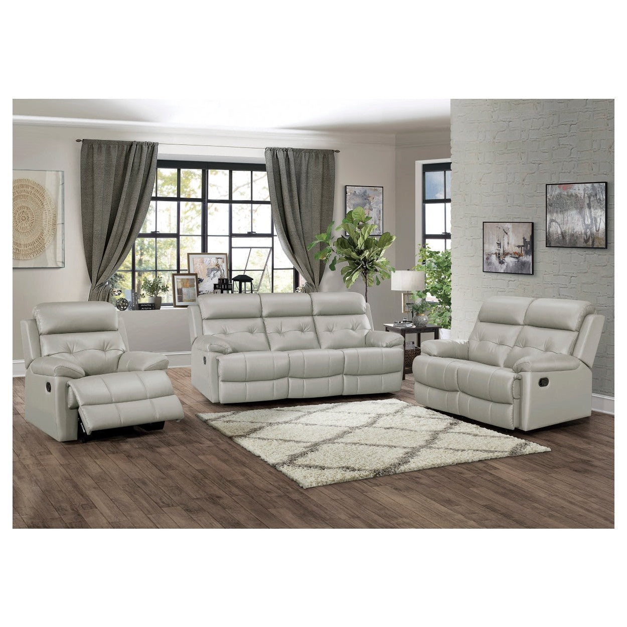 2PC SET: SOFA, LOVE 9529SVE*2