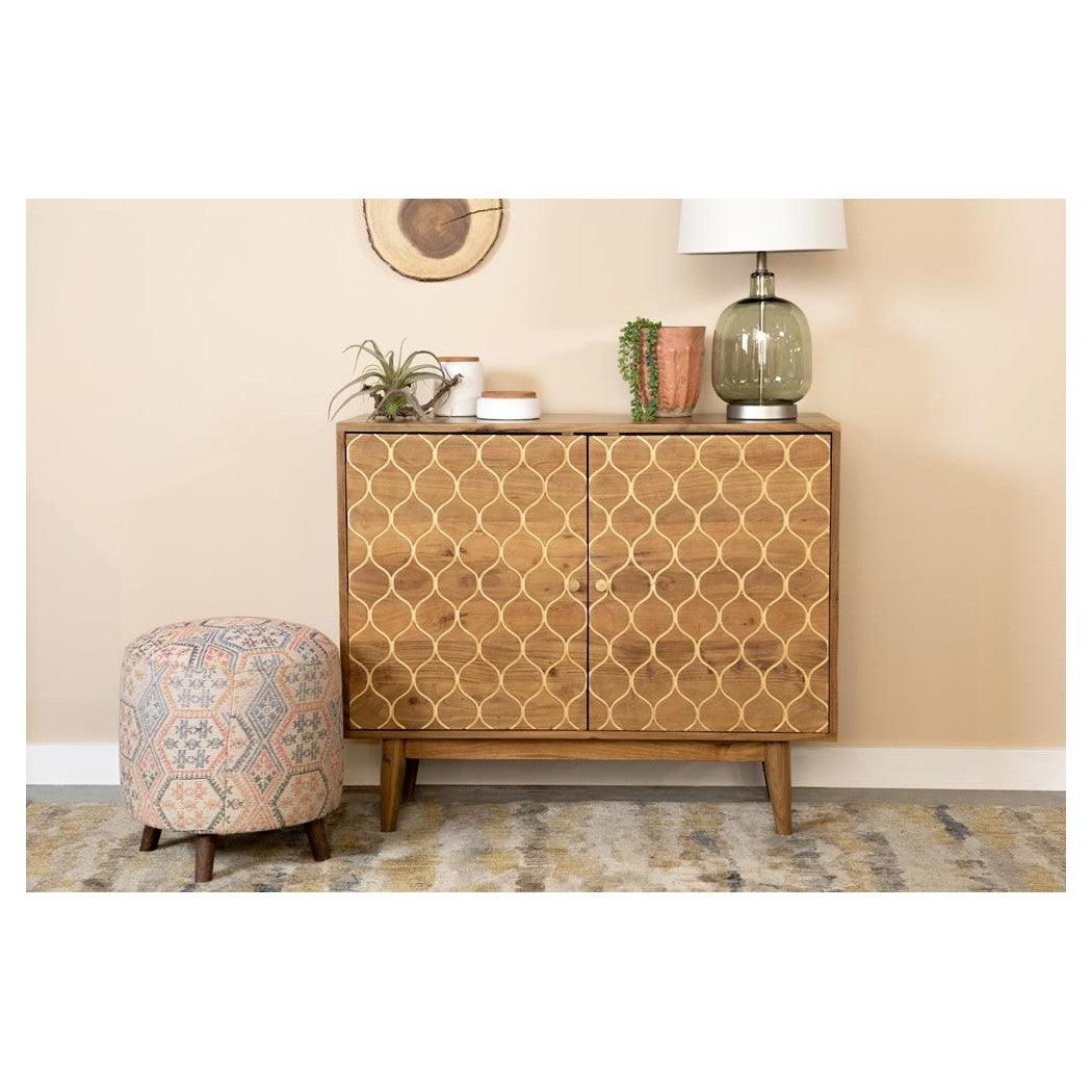 Lantana Rectangular 2-door Accent Cabinet Natural 953390