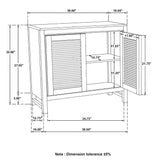 Amaryllis Rectangular 2-door Accent Cabinet Natural 953555