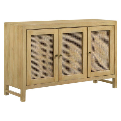 Amaryllis Rectangular 3-door Accent Cabinet Natural 953556