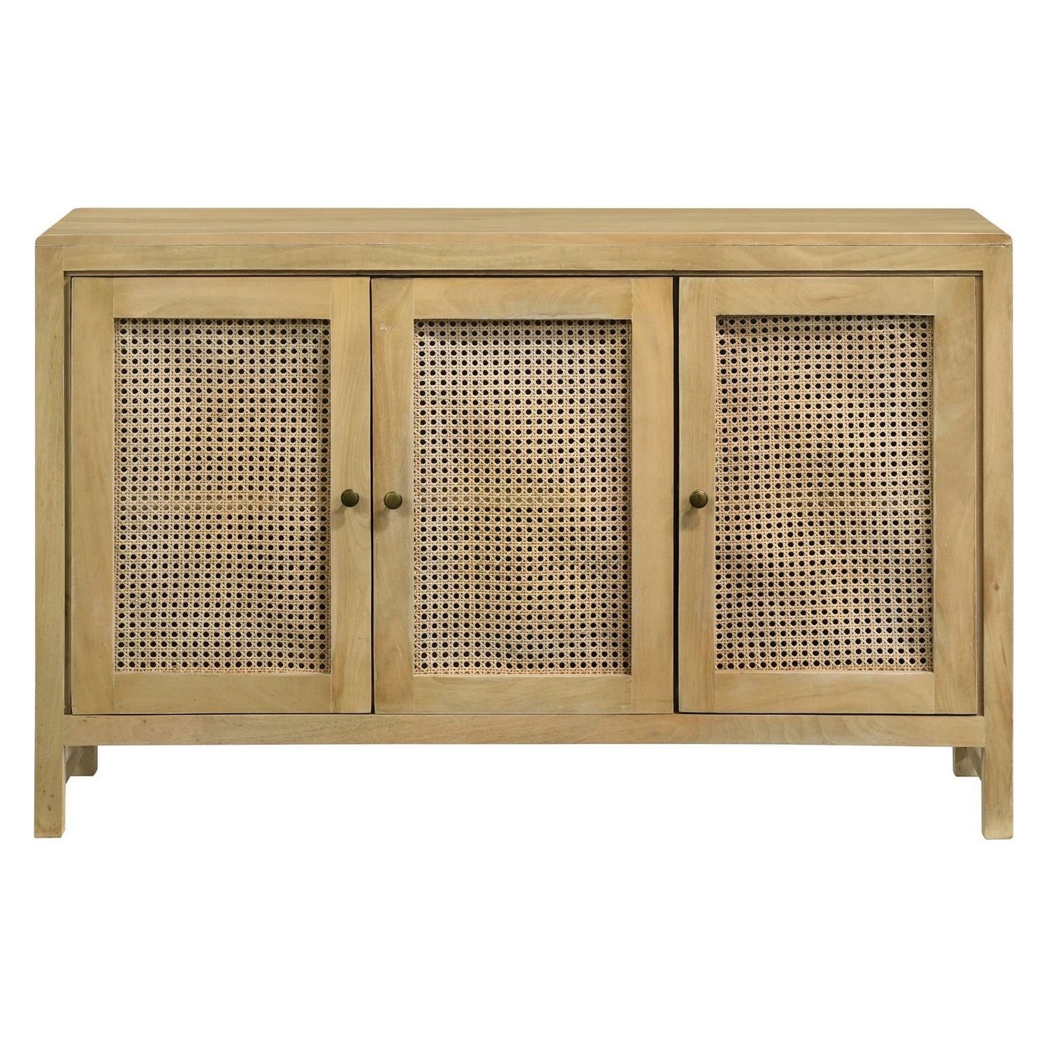 Amaryllis Rectangular 3-door Accent Cabinet Natural 953556