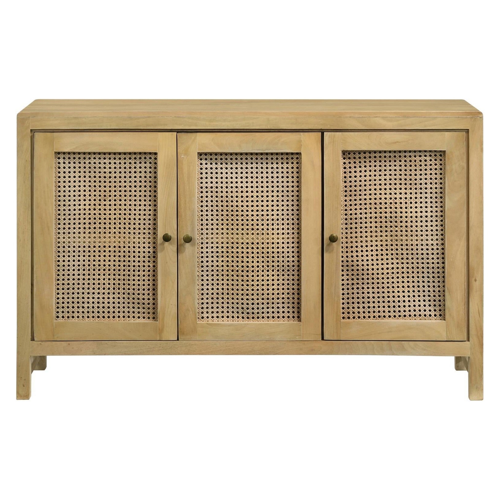 Amaryllis Rectangular 3-door Accent Cabinet Natural 953556