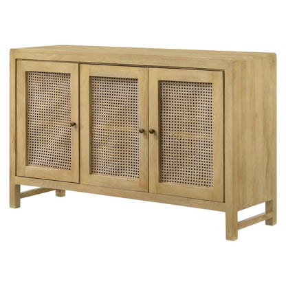 Amaryllis Rectangular 3-door Accent Cabinet Natural 953556