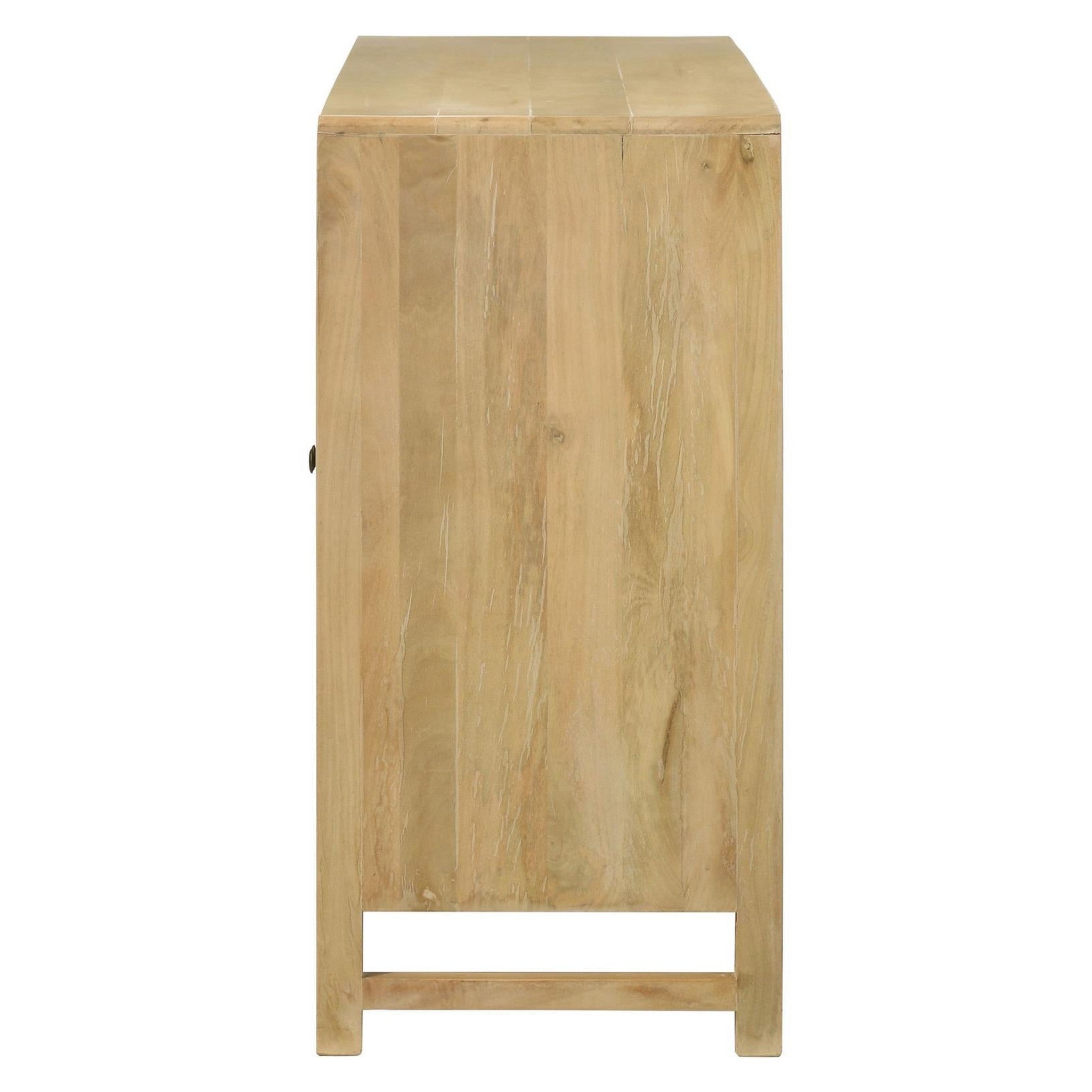 Amaryllis Rectangular 3-door Accent Cabinet Natural 953556