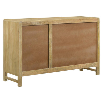 Amaryllis Rectangular 3-door Accent Cabinet Natural 953556