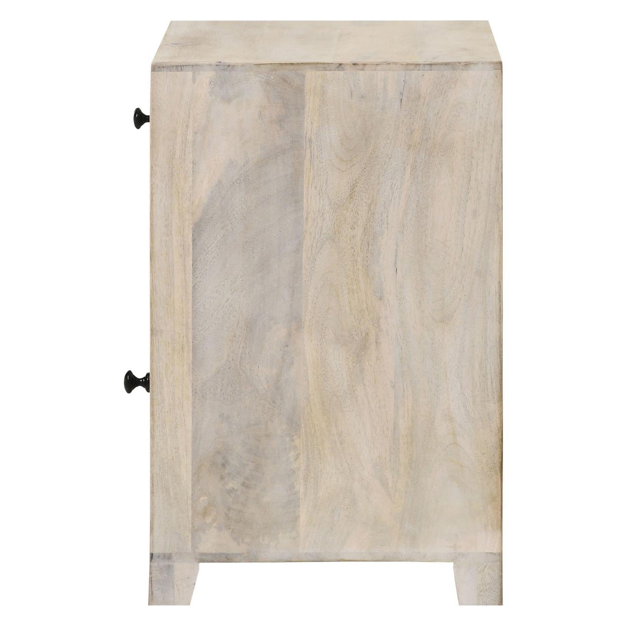 August 1-door Accent Cabinet White Washed 953569