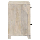 August 1-door Accent Cabinet White Washed 953569