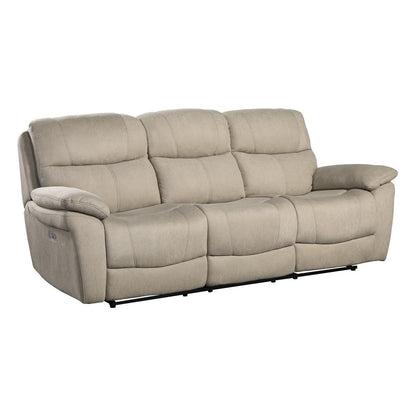 Sofá reclinable doble eléctrico con reposacabezas eléctricos – Beck's  Furniture