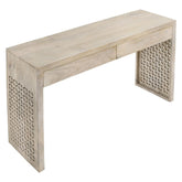 Rickman Rectangular 2-drawer Console Table White Washed 959543