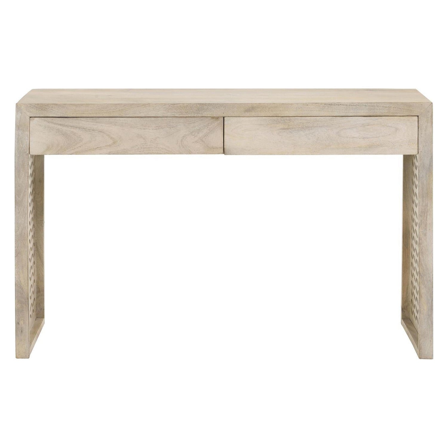 Rickman Rectangular 2-drawer Console Table White Washed 959543