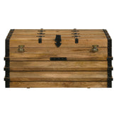 Simmons Rectangular Storage Trunk Natural and Black 959553