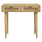 Zamora Rectangular 2-drawer Accent Writing Desk Natural 959575