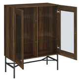 Bonilla 2-door Accent Cabinet with Glass Shelves 959625