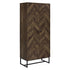 Carolyn 2-door Accent Cabinet Rustic Oak and Gunmetal 959640