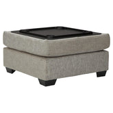 Megginson Ottoman With Storage Ash-9600611