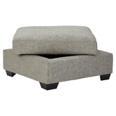 Megginson Ottoman With Storage Ash-9600611