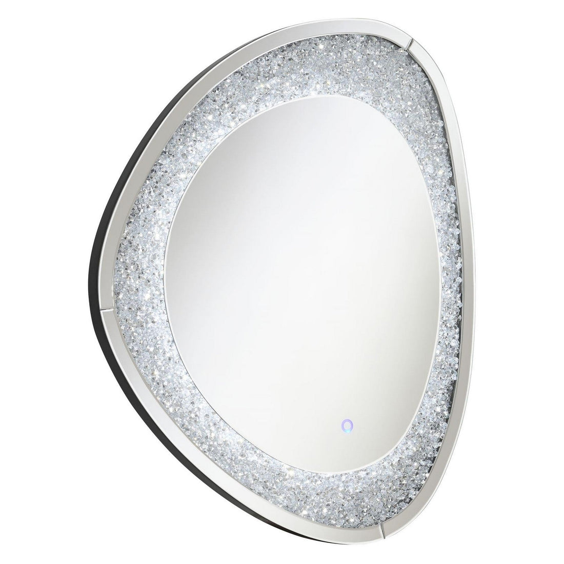 Mirage Acrylic Crystals Inlay Wall Mirror with LED Lights 961504