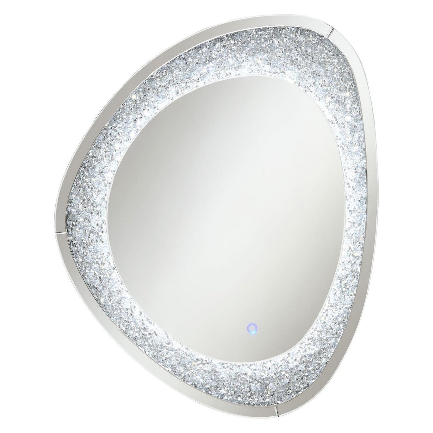 Mirage Acrylic Crystals Inlay Wall Mirror with LED Lights 961504