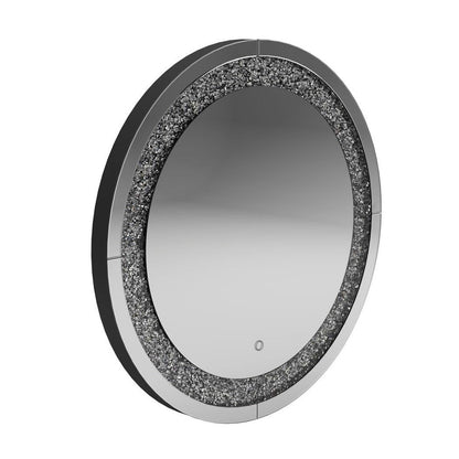 Landar Round Wall Mirror Silver 961525