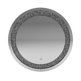 Landar Round Wall Mirror Silver 961525