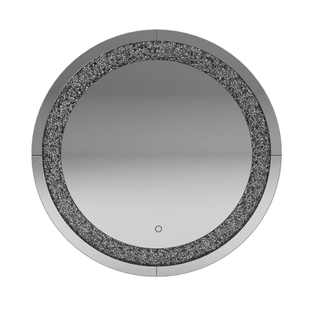 Landar Round Wall Mirror Silver 961525