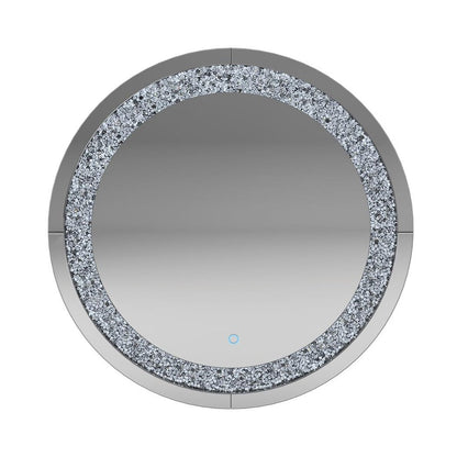 Landar Round Wall Mirror Silver 961525